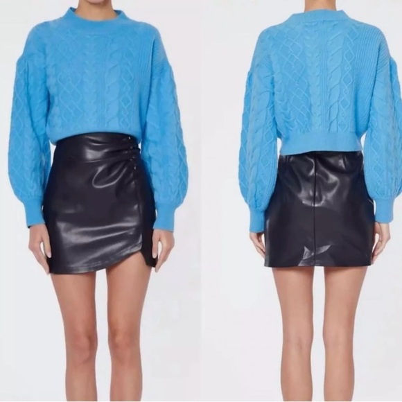 CAMI NYC Davney Merino Wool Cable Sweater - Picture 5 of 5